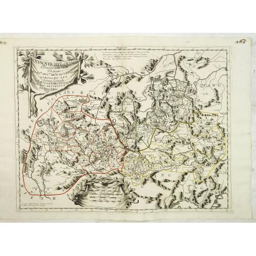 Old map image download for Iunan, Queichev, e Quangsi Provincie della Cina. . .