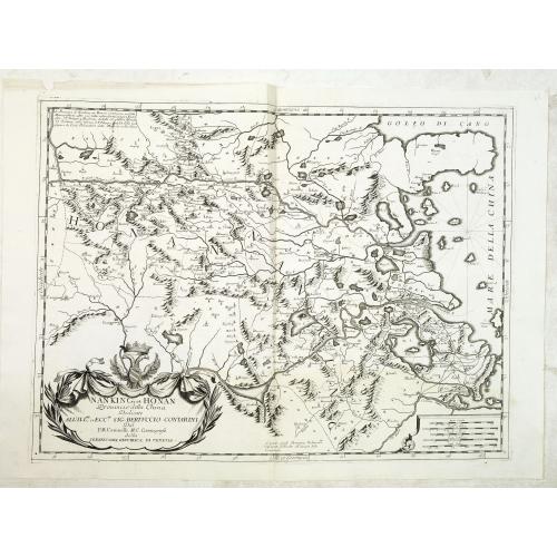 Old map image download for Nanking, et Honan Provincie della China. . .