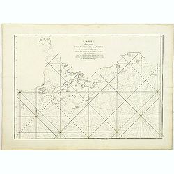 Carte d'une partie des Côtes de la Chine et des Isles adjacentes depuis l'Isle nommée la Pierre Blanche, jusqu'à celle de l'Artimon.