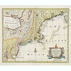 A new and accurate map of New Jersey, Pensilvania, New York and New England with the Adjacent Countries. . .