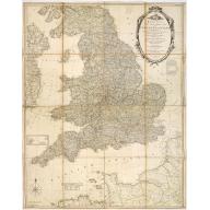 Bowles's new four-sheet map of England and Wales. . .