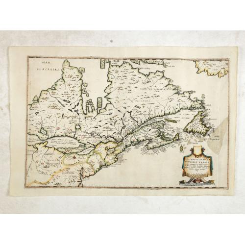 Old map image download for Description de la Nouvelle France. . .