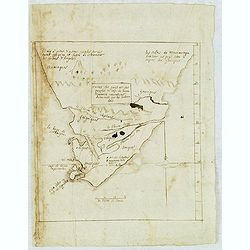 Cartes des pays et des peuples du Cap de bonne Esperance nouvellemt decouverts par les Hollandois.