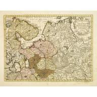 Carte nouvelle de Moscovie represente la partie Septentrionale dressée par G.De L'Isle. . .