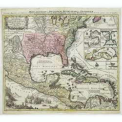 Mappa Geographica Regionem Mexicanam et Floridam.