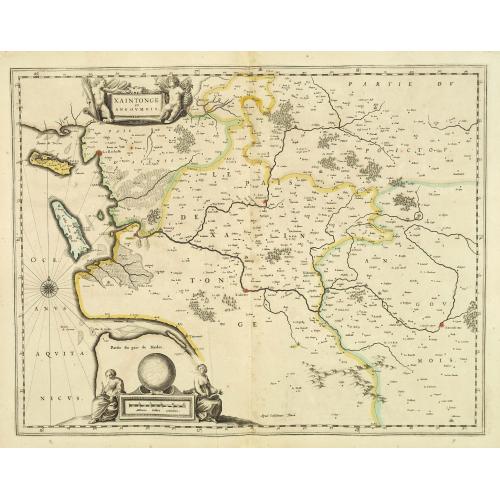 Old map image download for Xaintonge et Angoumois.