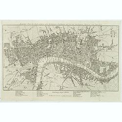 Accurater Plan der Stadt London nebst Westminster, Southwark und den neu angebauteten Haeusern vom Jahr 1767.