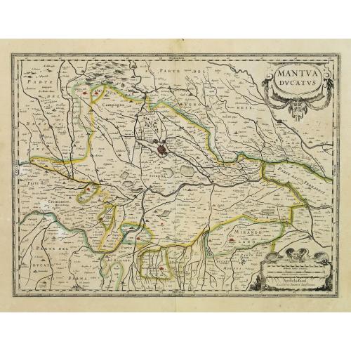 Old map image download for Mantua ducatus.