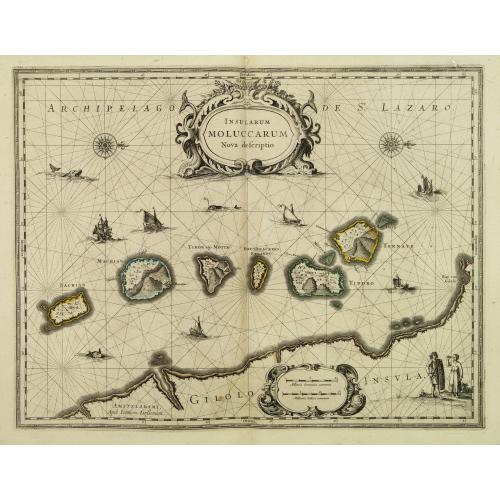 Old map image download for Insularum Moluccarum Nova descriptio.