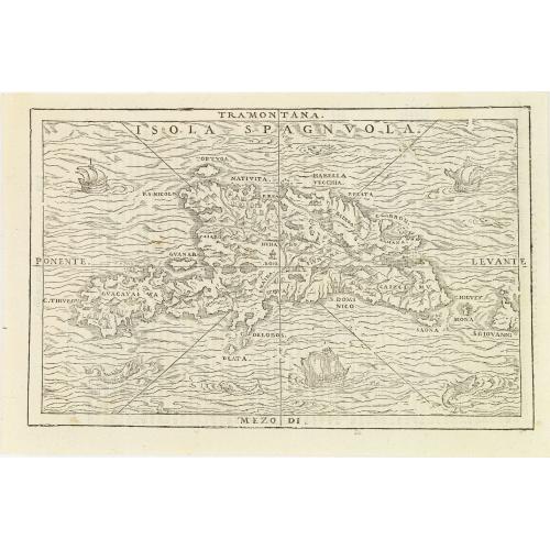 Old map image download for Isola Spagnuola.