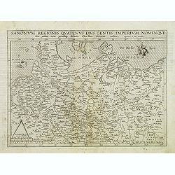 Saxonum regionis quatenus eius gentis imperium nomenquqe olim patebat, recens germanaque delineatio. . .