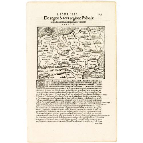 Old map image download for De regno & tota regione Poloniae. . .