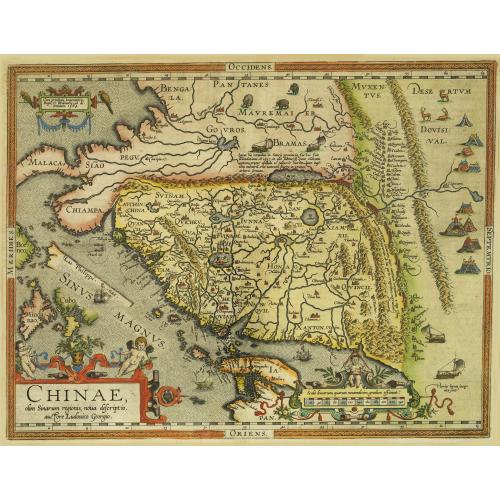 Old map image download for Chinae, olim Sinarum Regionis, nova descriptio. Auctore Ludovico Georgio.