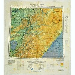 AAF Cloth chart Spassk-Dal'Niy. Eastern Asia 1:1,000,000 First edition.