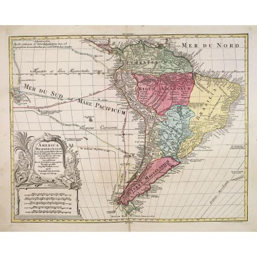 Old map image download for America Meridionalis.