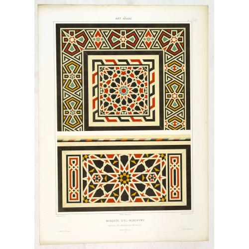 Art arabe. - Mosquée d'el-Bordeyny. . .