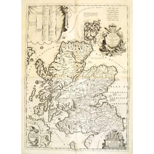 Old map image download for Scotia parte settentrionale. . . / Scotia parte meridionale . . .