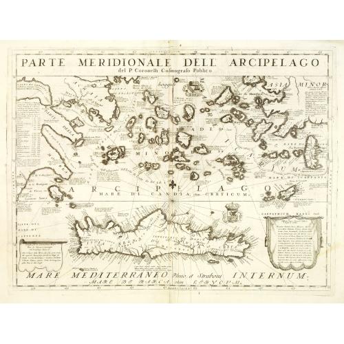 Old map image download for Parte meridionale dell' Arcipelago . . .