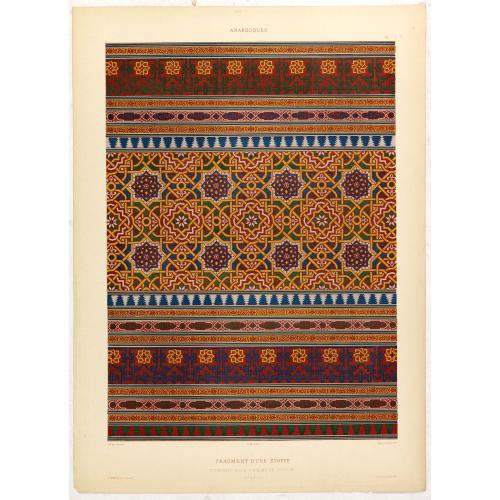 Old map image download for Arabesques. - Grand tapis d'une étoffe.