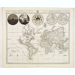 (5 Maps !!!!!) Carte generale du monde. . ./ Voyage des enfant d\'israel / Het heylige land...Israels /Byzondere Kaart van de Landen daar de Apostelen. . . / Carte de la situation du paradis terrestre. . .