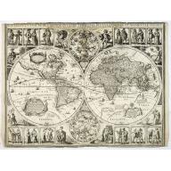 Nouvelle et exacte description du globe terrestre reveue corrigée et augmente´e suivant les derniéres relations des Anglais et Hollandois. Par Guillaume Blaeu 1645.