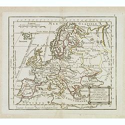 L'Europe Divisée Suivant ses principaux Etats . . .