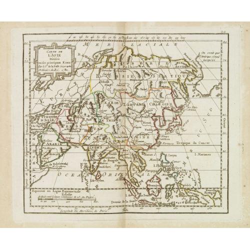 Old map image download for Carte de l'Asie. . .