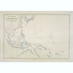 Carte générale de l'Océan Pacifique dressée Par Mr. C,A, Vincendon-Dumoulin 1845 Expédition au Pole Austral et dand l'Oéanie, commondée par M.Durmont d'Urville . . .