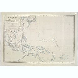 Carte générale de l'Océan Pacifique dressée Par Mr. C,A, Vincendon-Dumoulin 1845 Expédition au Pole Austral et dand l'Oéanie, commondée par M.Durmont d'Urville . . .