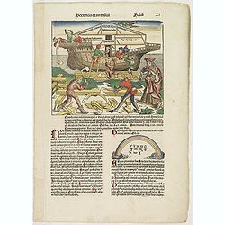 Secunda etas mudi (The arch of Noah.) Folio XI.