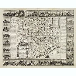 Nouvelle carte de Savoye et Piemont . . .