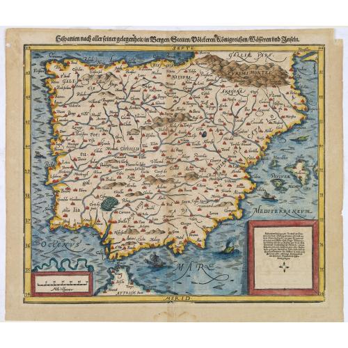 Old map image download for Hispanien nach aller seiner gelegenheit...