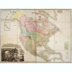 A Map of North America, Constructed According To The Latest Information ... Improved to 1828.