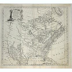 A new map of North America agreeable to the most approved maps and charts. . .