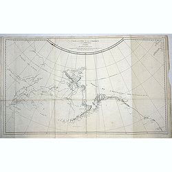 Carte de la côte N. O. de l\'Amérique et de la côte N. E. de l\'Asie reconnues en 1778 et 1779..