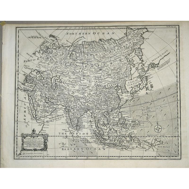 A new & exact map of Asia. . .