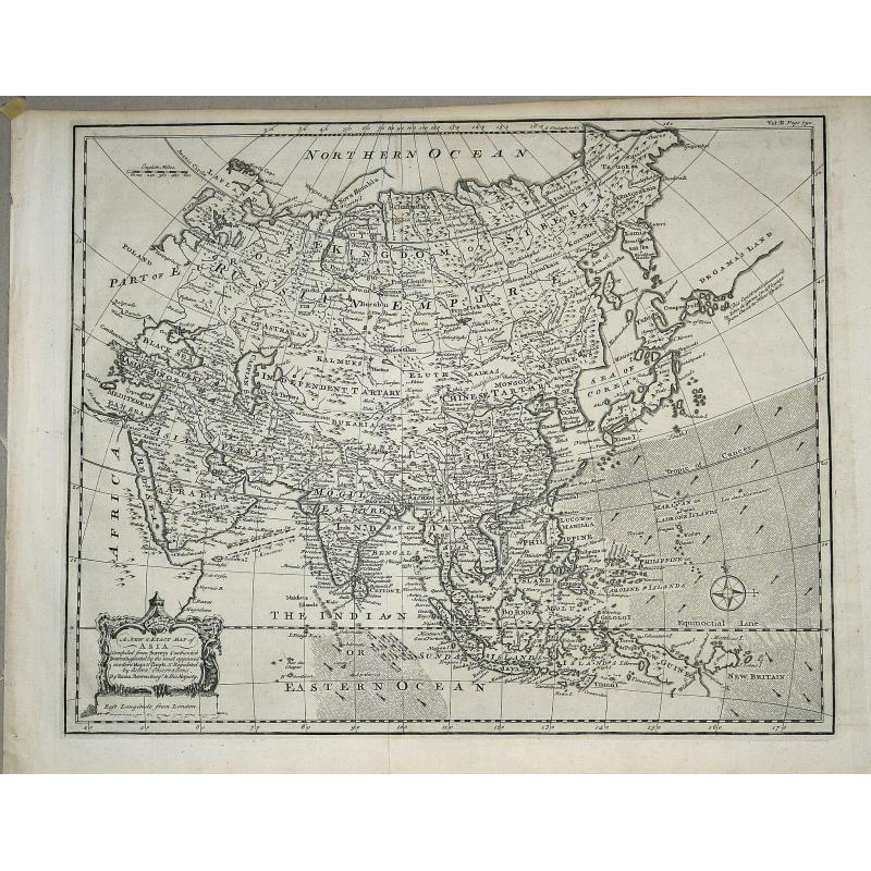 A new & exact map of Asia. . .