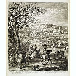 L'armée du Prince d'Orange deffaite devant Mont Cassel par l'armée du Roy, commandée par Monsieur Duc d'Orléans, en 1677.