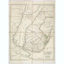 Carta geographica que comprende los rios de la plata, parana, uruguay y grande. . .