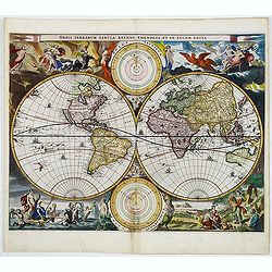 Orbis Terrarum Tabula recens emendata et in Lucem edita.