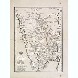 Nouvelle carte d'une grande partie de la presqu'île des Indes en deça du Gange / dressée sur deux cartes manuscrites des RR. PP. Jésuites par le Sr. d'Anville.