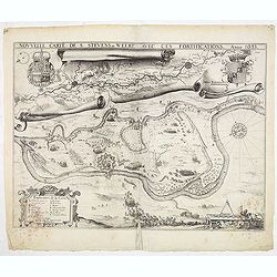 Nouvelle carte de S. Stevens=Weert avec ces fortifications. Anno 1633.