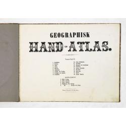 Geographisk Hand-Atlas.