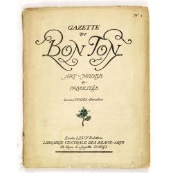 La Gazette du Bon Ton. (First issue)