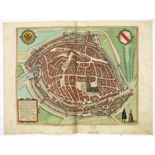 Old map image download for Argentoratum, cuius ob antiquitatem Ptolemeus. . .
