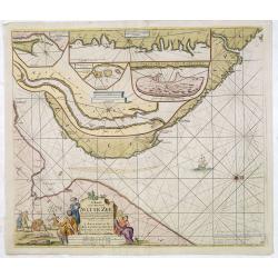 .Paskaart van de Mont van de Witte Zee,. Beginnende van Tiepena tot Pelitza, als mede van C. Cindenoes tot Catsnoes.