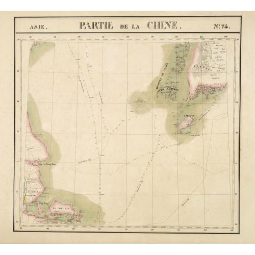 Old map image download for Partie de la Chine. N°.74 (Including South Korea)