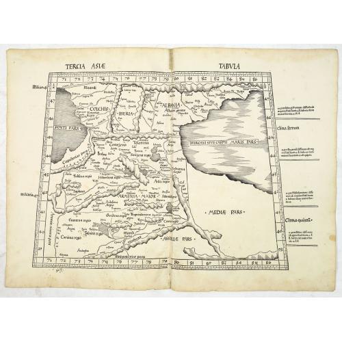 Old map image download for Tercia Asiae Tabula (Armenia, etc.)