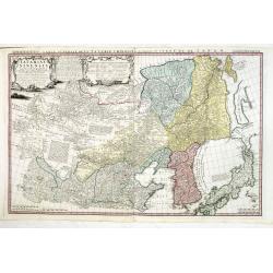 [Two maps] Tatariae Sinensis mappa Geographica... [together with] Regni Sinae vel Sinae propriae. . .