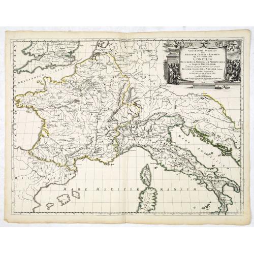 Old map image download for Geographia Synodica, Sive Regionum, Vrbium, et Locorum vbi Celebrata Sunt Concilia Oecumenica, Nationalia, Provincialia et Synodi Dioecesanae